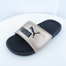 PUMA Boys Slide Shoes Rosegold Synthetic Slip On Size T 12 Medium - $21.78