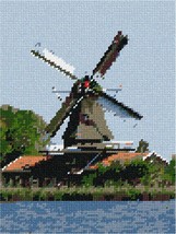 Pepita Needlepoint kit: Windmill at The Water, 7&quot; x 9&quot; - £39.96 GBP+