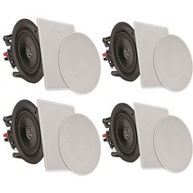 Pyle PDICBT266 Bluetooth Home Ceiling Wall Speaker Kit Flush Mount 200W OEM - £124.52 GBP
