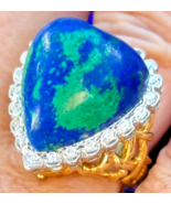 David Webb 18kt Yellow Gold, Azurmalachite, Angel Skin Coral and Diamond... - $597,486.07 MXN