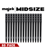 Majek Mens Tour Pro Black Midsize LOGO Golf Grips - 60 PACK - €150,54 EUR