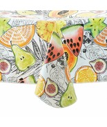 Fruit Vinyl Tablecloth 70&quot; Round - $365.79 MXN