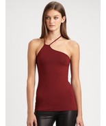 NWT Helmut Lang Asymmetrical Layering Tank Top Fever Red P XS - $157.27 CAD