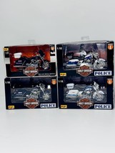 90s Maisto Law Enforcement Series 4 NYPD Police Harley Davidson 1:18 Lot Models - $79.19