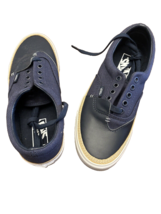 VANS Era Overply Slip Vamp Dress Blues Leather Skate Shoes Men 7 Womens 8.5 - £25.68 GBP