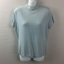 Valerie Stevens Womens Stretch Light Blue Short Sleeve Sweater Shirt Top... - $29.99