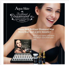 5 Box Aqua Skin Brilliant Diamond Max Wholesale Price Free Shipping To USA - £438.55 GBP