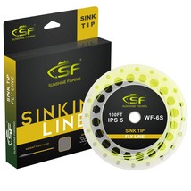 SF 100 FT Fly Fishing Line Hi-Viz Sin Tip Line IPS5 Fly Line Weight Forward Tape - £68.80 GBP