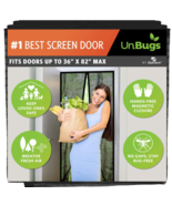  Magnetic Screen Door - Reinforced Self-Seal Keeps Bugs Out 36 X 82 - £20.12 GBP