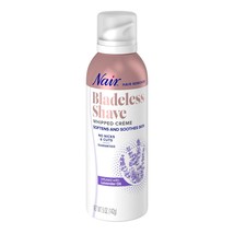 Nair Hair Remover Bladeless Shave Whipped Crme, Painless Hair Removal, 5 Oz Can - £23.17 GBP
