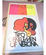 March 1973 - St. James Theatre Playbill - Two Gentlemen Of Verona - Sara... - £15.93 GBP