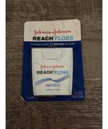 1995 Johnson &amp; Johnson Reach Dental Floss WAXED New In Pk  55 Yd - $34.26 CAD