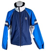 PEARL IZUMI ZEPHYR JACKET MEN&#39;S L BLUE FULL ZIP WINDBREAKER COAT JACKET ... - £15.38 GBP