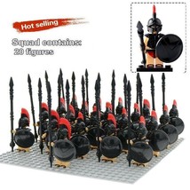 21Pcs/set Medieval Spartan Army The 300 Spartans Warriors Custom Minifigures Toy - £26.37 GBP
