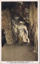 Postcard Shenandoah Grottoes Virginia South End Of Cathedral Hall - £3.17 GBP