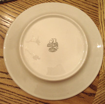 JACKSON CHINA DINNER PLATE White Swirl D12 Falls Creek PA VTG Restaurant... - $12.82