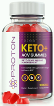 Proton Keto + ACV Gummies for Aiding Weight Management and Fat Loss 60Ct - $42.44