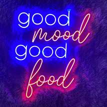 Good Mood Good Food | LED Neon Sign - £175.85 GBP+