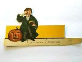 Halloween Diecut Place Card Wizard Boy  Magic Bowl JOL Nash Series 1341 ... - $107.35