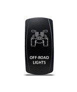 CH4x4 Rocker Switch Off-Road Ligths Symbol - Green LED - £12.41 GBP
