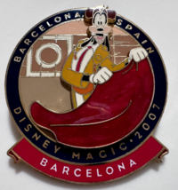 Disney Cruise Line Mediterranean Cruise Barcelona Spain Goofy 2007 Pin - £10.70 GBP