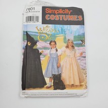 Simplicity Sewing Pattern 7801 Cut The Wizard of Oz Costumes Glenda Dorothy - £5.48 GBP