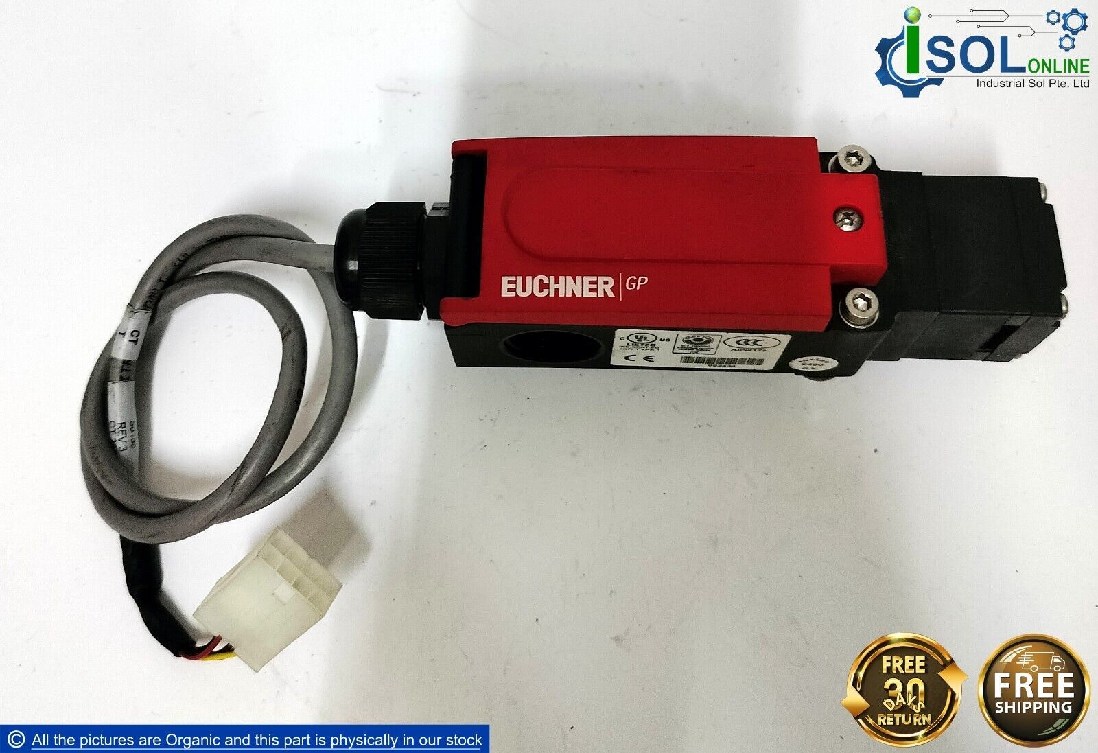 Euchner GP1-2131A-M Safety Door Lock Switch GP 090255 4A 230V GP12131AM ... - $168.00