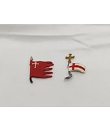 (2) 15MM Early Crusaders Skirmish Miniature Flag Bits And Pieces Painted... - $16.67 CAD