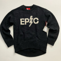 Gap Kids ED Girl Epic Black Sparkle Long Sleeve Wool Blend Sweater Shirt L (10) - £7.09 GBP