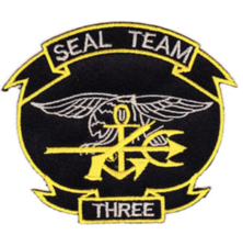 4&quot; Navy Seal Team 3 Sea Land And Air Special Operations Embroidered Patch - £23.88 GBP