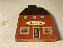 Vtg 1985 Cat Meow Village Bookstore - £6.28 GBP