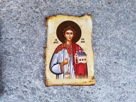 Orthodox Christian Icon of Saint Stephen, Orthodox Christian Icon, Sveti... - $13.00