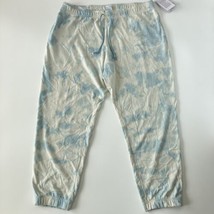 Nike Sportswear Womens XL Blue White Mid-Rise Cloud Tie Dye Joggers DM6714 494 - £23.71 GBP