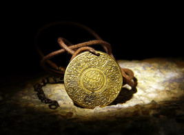 Coded Amulet Of Armored Mind Illuminati Masonic Talisman Pendant Izida Haunted - £281.18 GBP