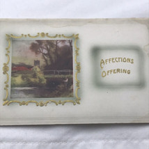 Affections Offering Vintage Postcard Antique Paper Artwork Embossed - £9.34 GBP