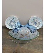 DISNEY PARKS CINDERELLA SLIPPER JEWELED MICKEY EAR HAT RETIRED CARRIAGE ... - $15.14