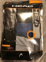 Head Men&#39;s Performance 3 Pack Boxer Briefs Size SMALL Black/blue/grey BR... - $18.80