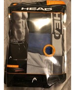 Head Men&#39;s Performance 3 Pack Boxer Briefs Size SMALL Black/blue/grey BR... - £14.69 GBP