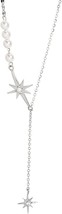 Fashion Pearl Star Necklace - £20.42 GBP