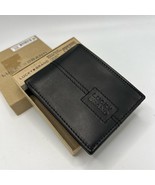 Lucky Brand Bifold Wallet Genuine Leather in Black Built in RFID NEW - €23,79 EUR
