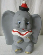 1980s Hand Painted Ceramic Bisque Disney Dumbo Elephant from molds - $13.85