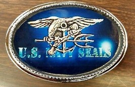 NAVY SEALS EMBLEM  Epoxy Belt Buckle - NEW - £13.29 GBP