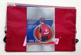 NEW FRANKLIN Backpack Reversible SPORTS SACK Logo BAG Soccer ~ Red / Grey - £9.14 GBP
