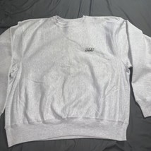 Vintage Champion Premium Reverse Weave Sweater Sz XL EUC Gray Crew Neck - $36.98