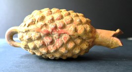 Vtg Clay Ceramic Fruit Shape Pineapple Hanging Still Bank Unusual Rare D... - $935.89 MXN