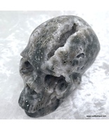 Large Drusy Quartz Ocean Jasper Crystal Skull Bubbly Sparkling Atlantis ... - $675.00