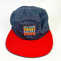 I Really Hate/Love This Game Reversible Hat - Red &amp; Black Golf Cap w/ Ta... - $410.33 MXN