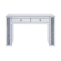 Noralie Vanity Desk, Mirrored &amp; Faux Diamonds - $766.00