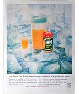 Tang for breakfast taste good and cold icicles-1961 Vintage Print Ad - $13.72 CAD