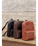 Urban Leather Rucksack, Everyday Leather Backpack for Women, Christmas Gift - £125.03 GBP